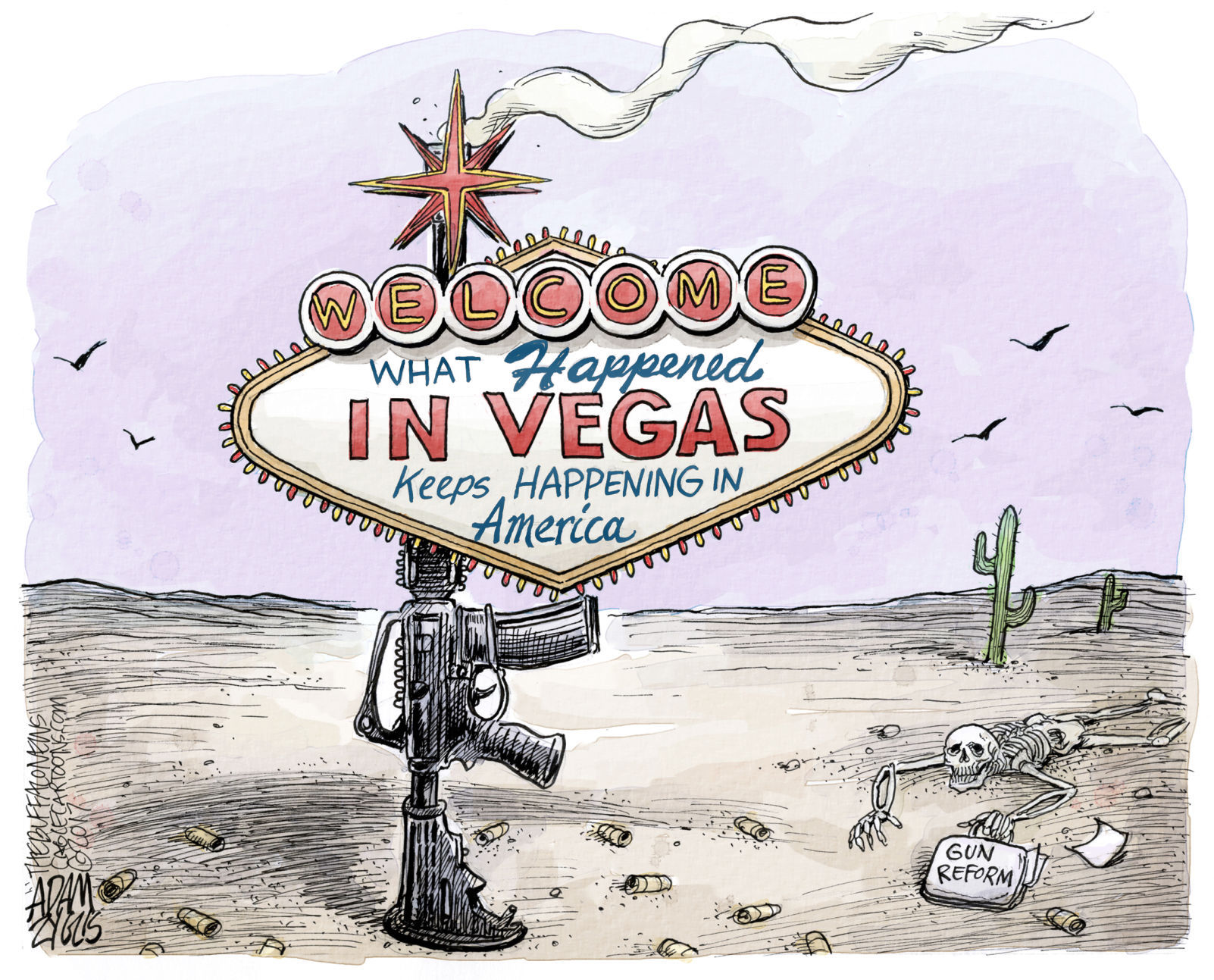 Death Valley by Adam Zyglis, The Buffalo News